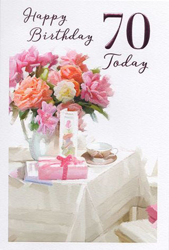 Picture of 70TH BIRTHDAY CARD